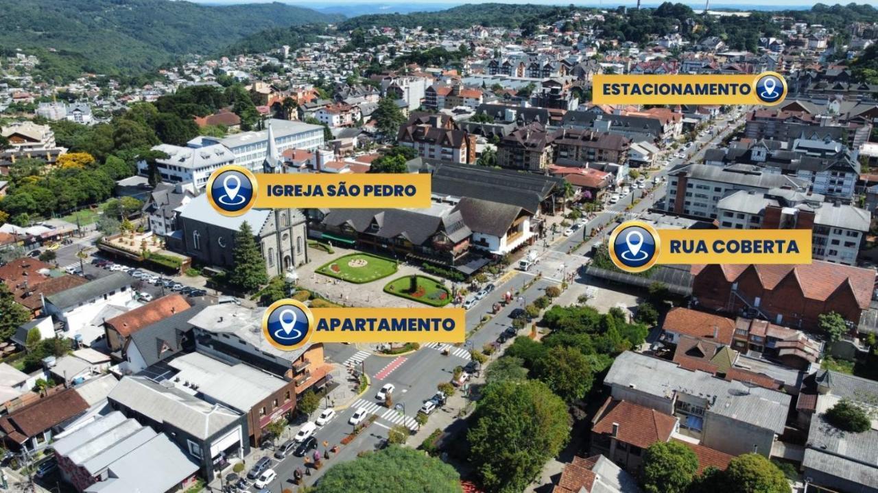 Apartamento Oppitz - No Coracao De Gramado Junto Da Rua Coberta Apartment Екстериор снимка